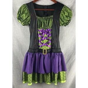 Leg Avenue Hocus Pocus Witch Costume Juniors Size S Mini Dress Halloween
